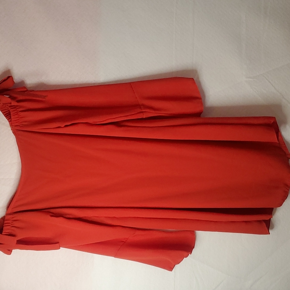 Women off the shoulder Red mini dress
